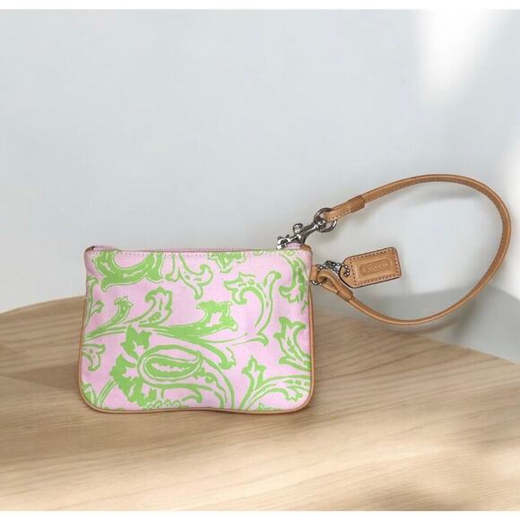 Vintage Coach 8913 Girlie Floral Twill Hobo & Matching Wristlet - Picture 8 of 15